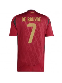 Belgien Kevin De Bruyne #7 Replika Hemmakläder EM 2024 Kortärmad